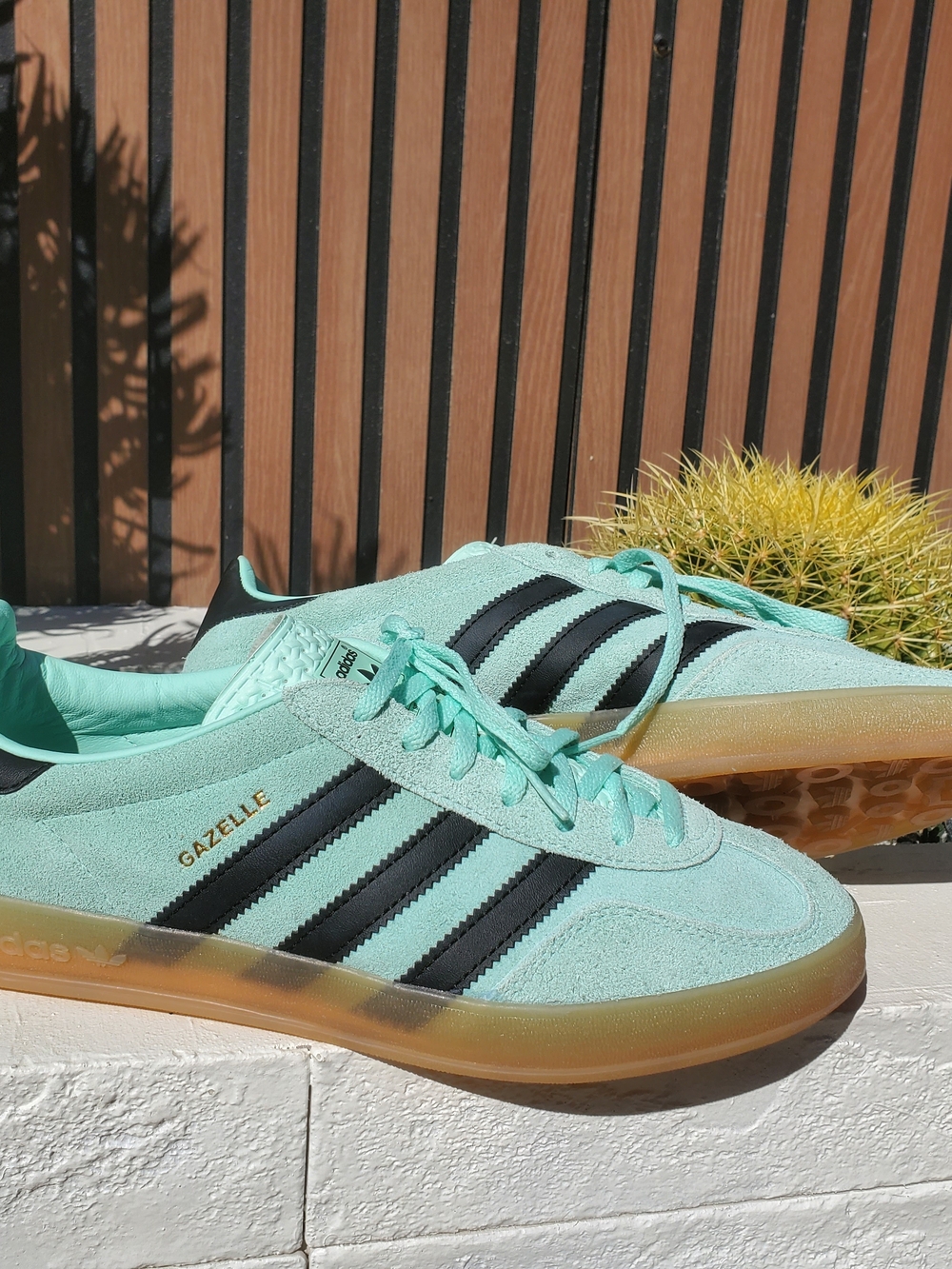 adidas Gazelle Indoor Men's Size 8.5 Mint Green Suede